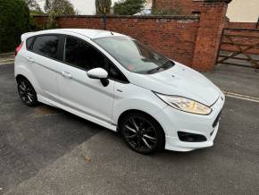 Ford Fiesta 1.0 EcoBoost ST-Line 5dr Sat Nav Hatchback Petrol White at Multichoice Vehicle Sales Ltd Thirsk